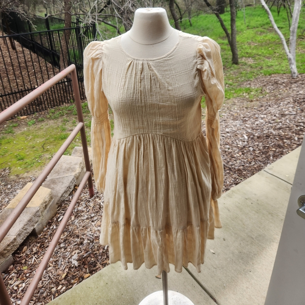 - Long Sleeve Cotton Baby doll dress